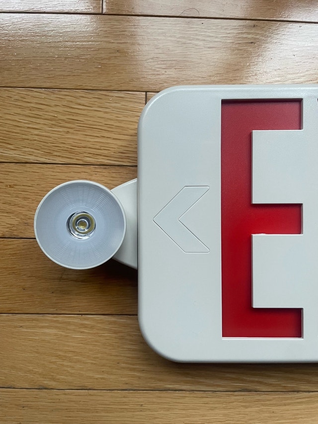 Exit Sign with emergency lights - photo 2