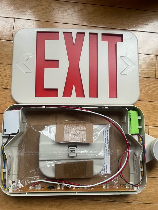 Exit Sign with emergency lights - photo 3