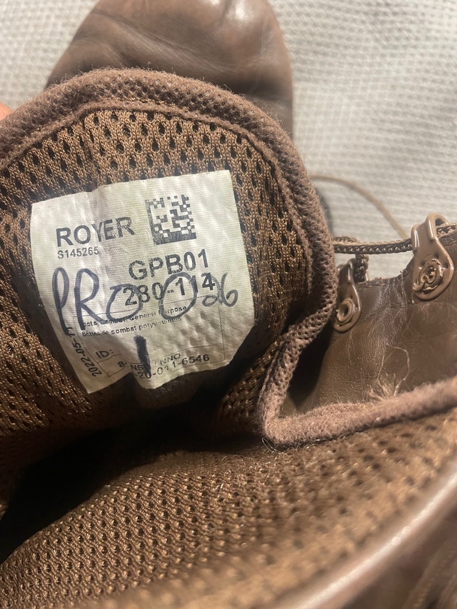 Royer army boots size 11 - photo 4