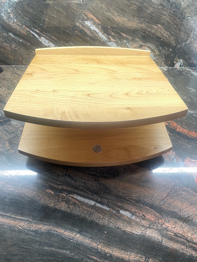 Levenger maple wood book stand - lazy Susan - photo 2