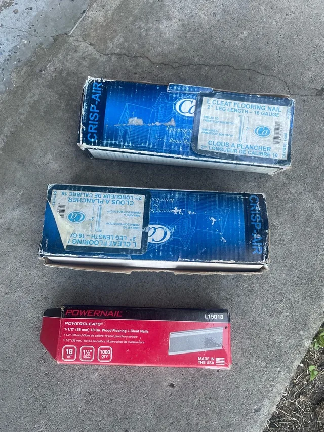 Flooring Nails - 18gauge and 16 gauge