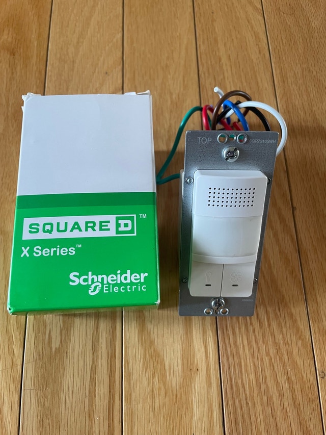 Square D X Series humidity sensor Fan Light Control