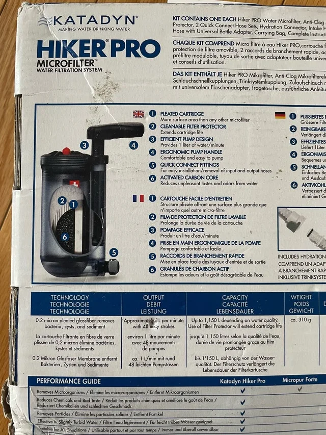 New Katadyn Hiker Pro Filter image indicator(5)