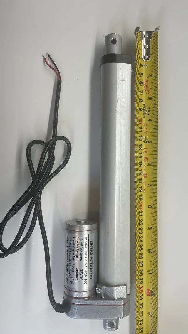 New Linear Actuator - 12 volt 200mm stroke 900N