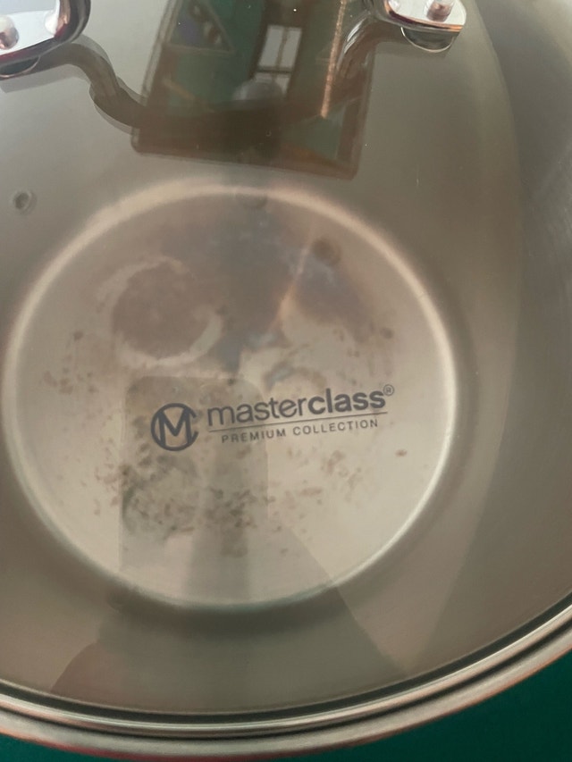 Large stainless steel 16qt Masterclass Stockpot - photo 4
