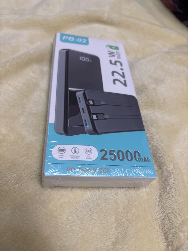 PB-02 Large Capacity Power Bank 25000mah