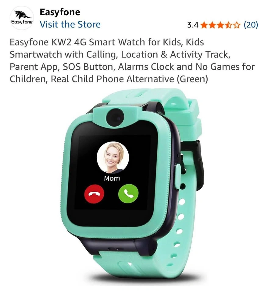 Easyfone Smart Watch 4G KW2