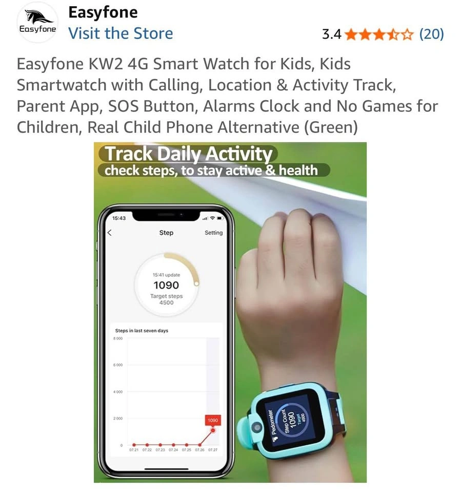 Easyfone Smart Watch 4G KW2 - photo 3