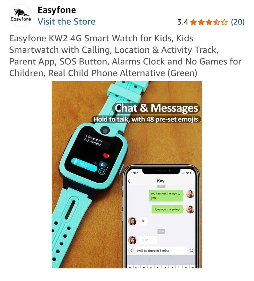 Easyfone Smart Watch 4G KW2 - photo 5