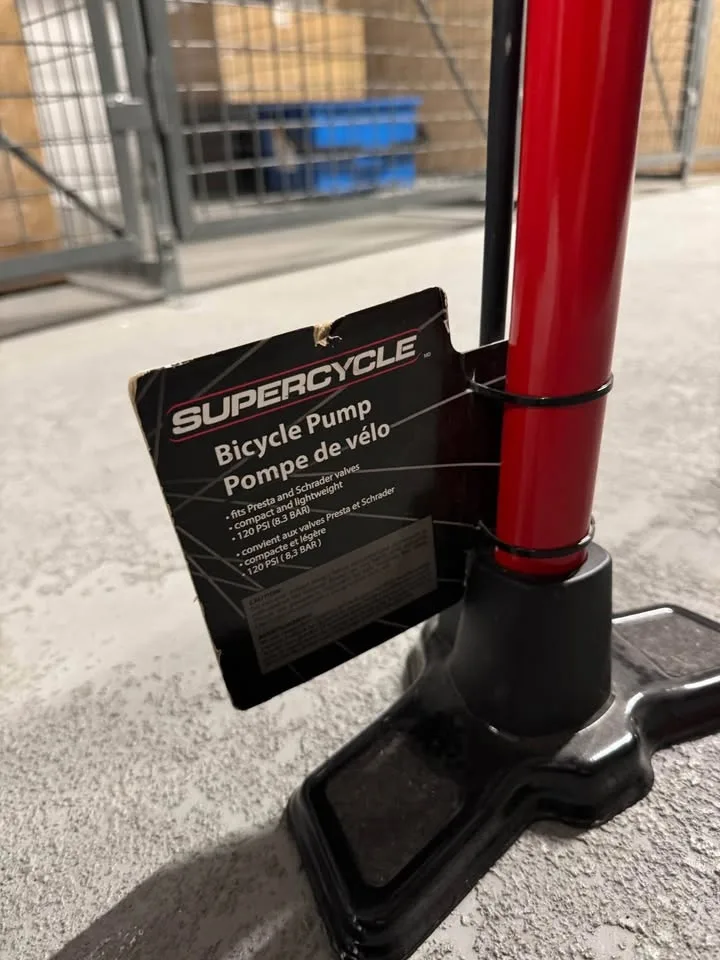 Bicycle pump (Red) image indicator(4)