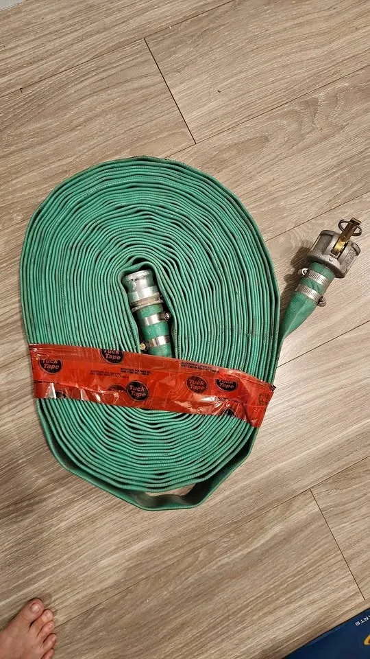 Water hose with 2" cam lock fitting