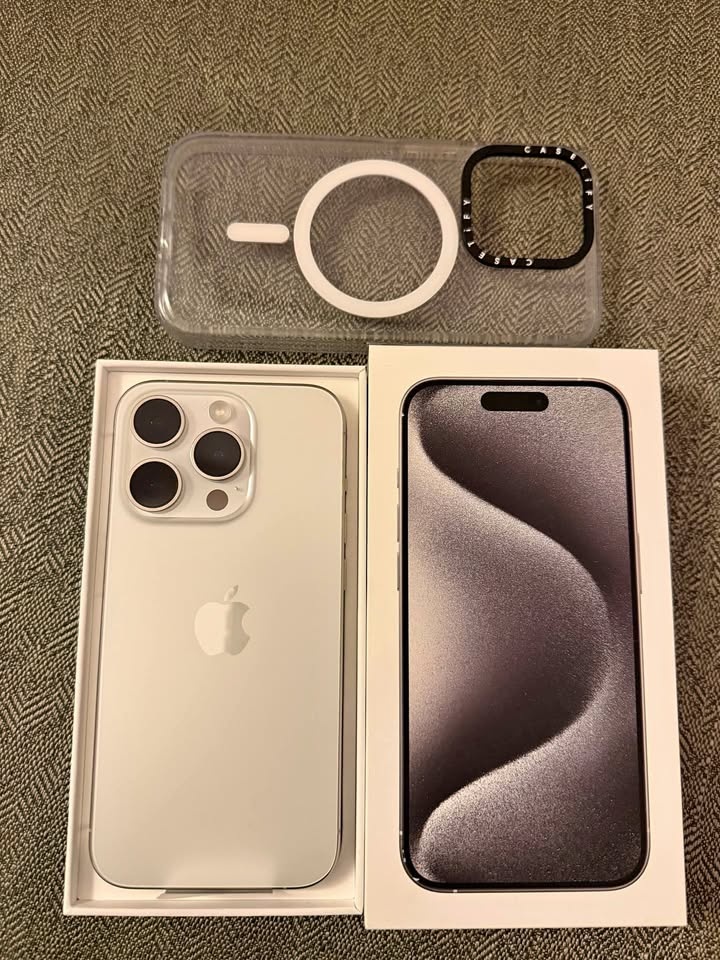 iPhone 15 Pro 128gb White [Pristine condition]