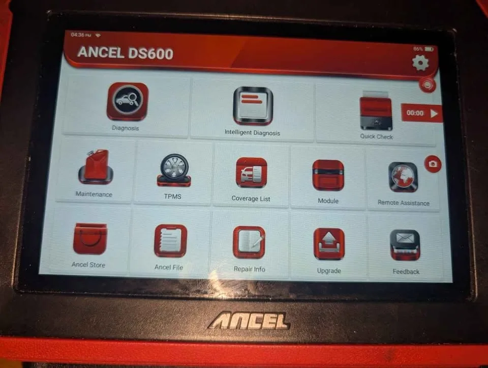 Ancel DS600 diagnosis tool image indicator(4)