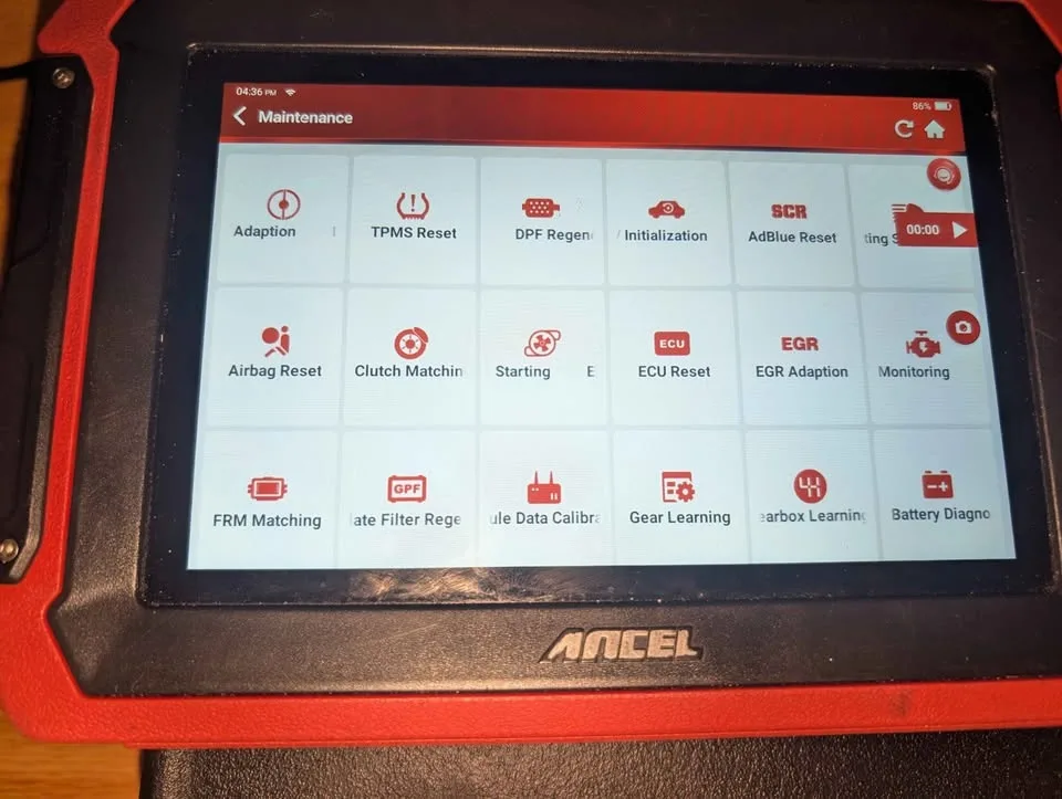 Ancel DS600 diagnosis tool image indicator(5)
