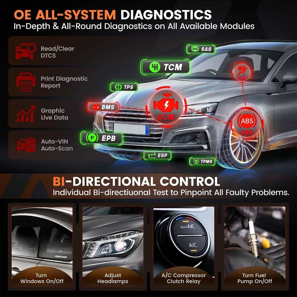 Ancel DS600 diagnosis tool image indicator(7)