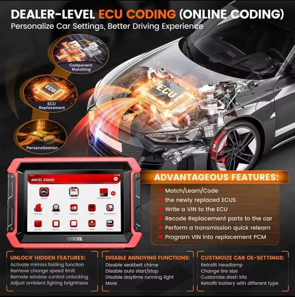 Ancel DS600 diagnosis tool image indicator(8)