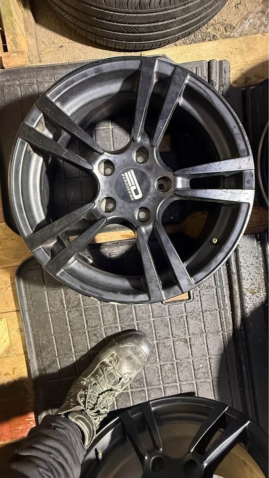 18-inch black alloy sleek finish rims sport - photo 3