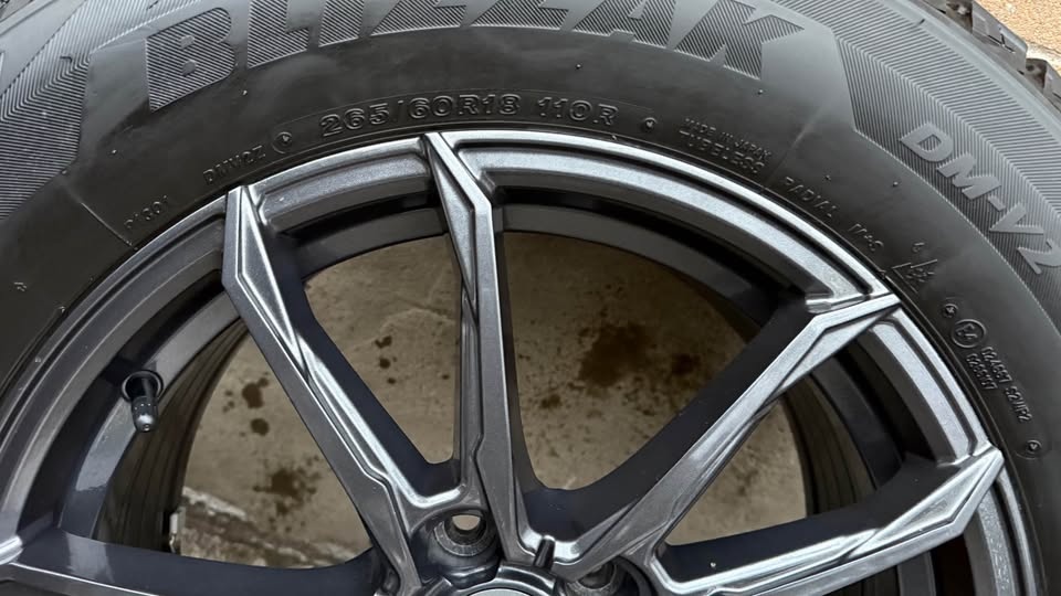 265/60R18 acura rims and Bridgestone Blizzak winter tires - photo 3