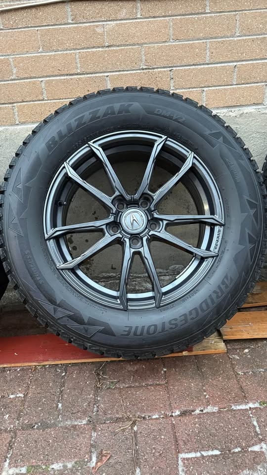 265/60R18 acura rims and Bridgestone Blizzak winter tires - photo 5