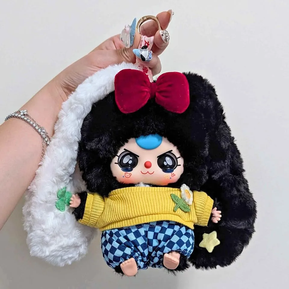 Baby three blind box plush keychain pendant thumbnail