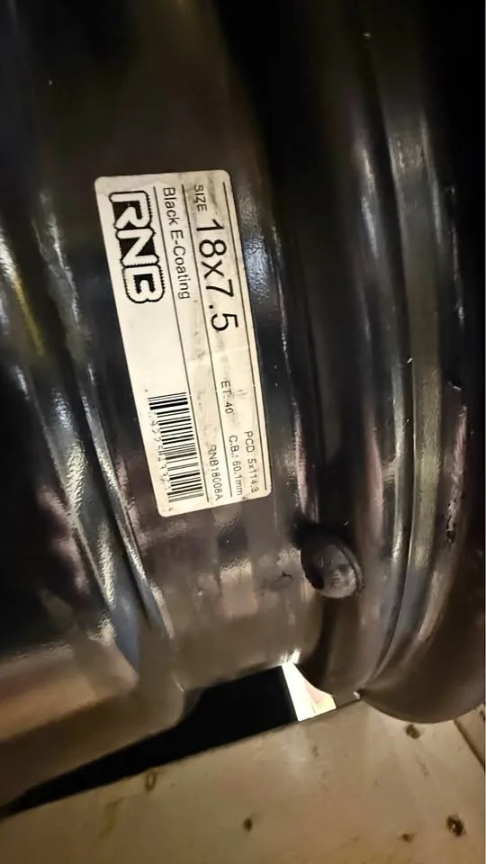 RNB 17 inch steel rims original rims