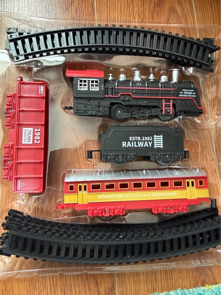 Electric sound and light train set - photo 2