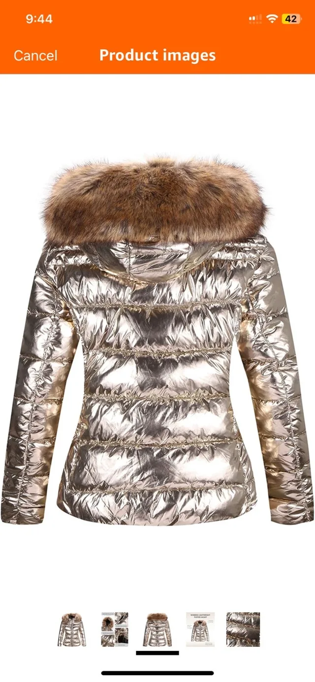 New Medium Winter Woman’s Lightweight Puffer Jacket image indicator(2)