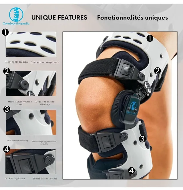 Right Knee Brace for Osteoarthritis & Arthritis Pain