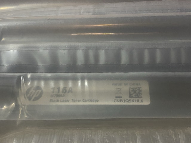 New Original Toner HP LASER 116A BLACK compare to $119.99 - photo 5