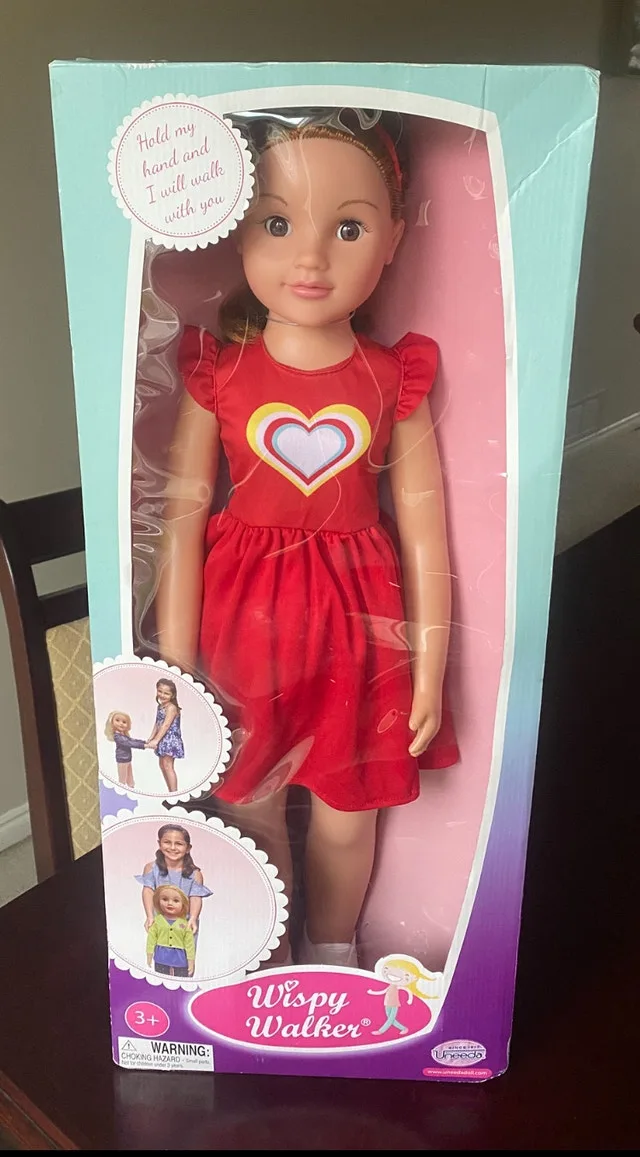 UNEEDA WISPY WALKER 27" DOLL RED HAIR