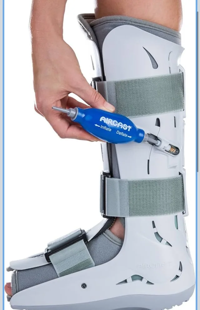 Hand Bulb Air Pump for Aircast Walker Brace / Walking Boot image indicator(3)