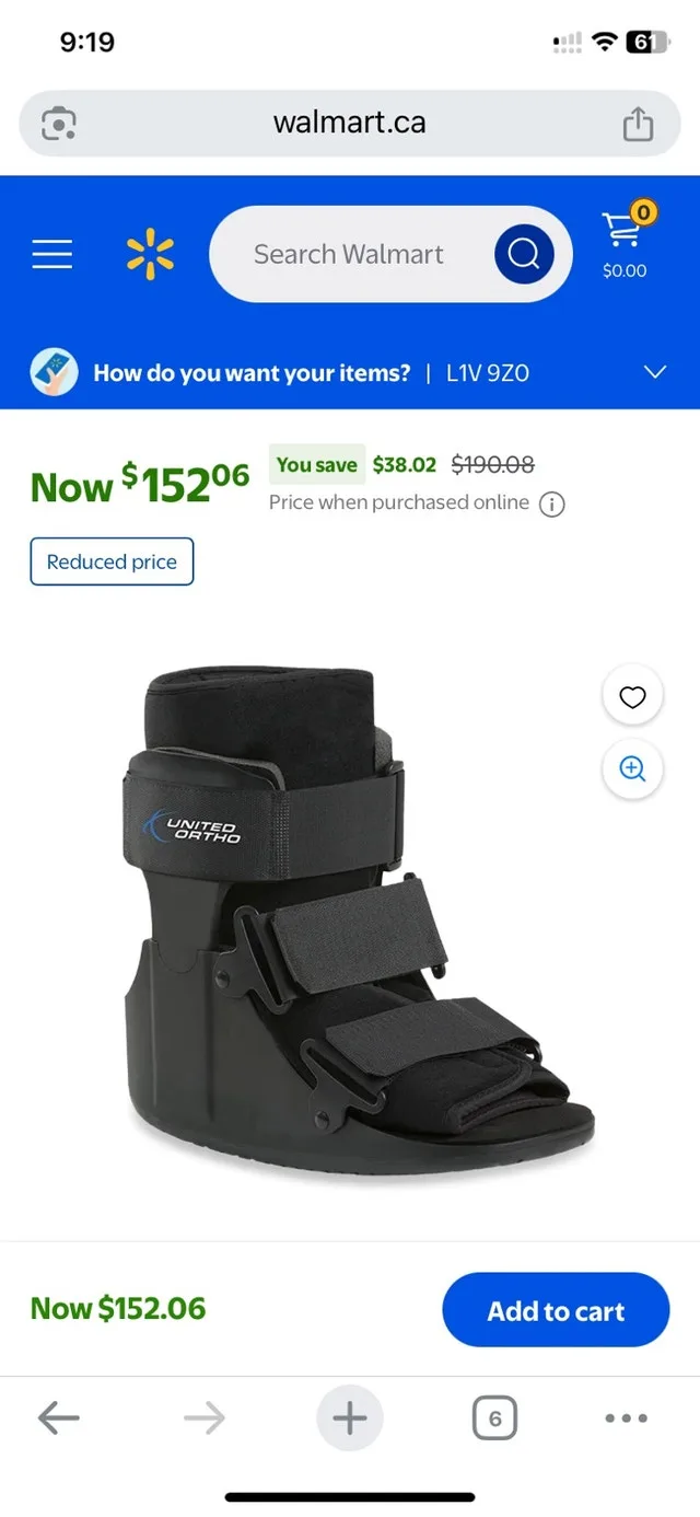 SHORT CAM WALKER FRACTURE BOOT SIZE M image indicator(2)