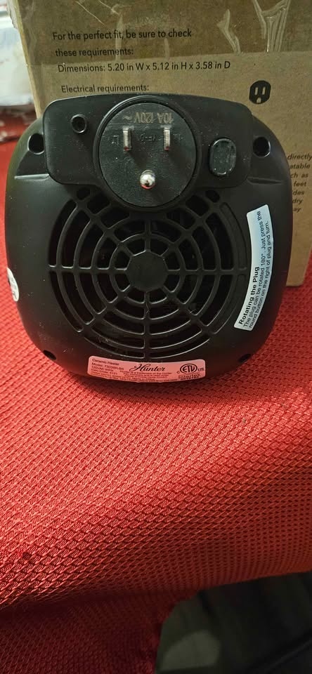 Hunter Plug-in Heater - photo 3