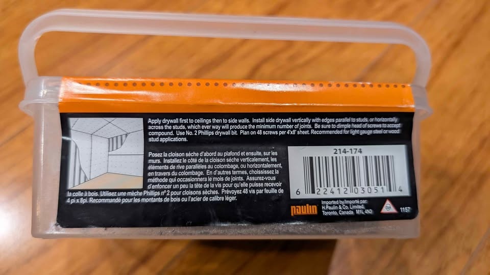 Drywall Screws - 62 PC's 7 x 2 1/4 - photo 3