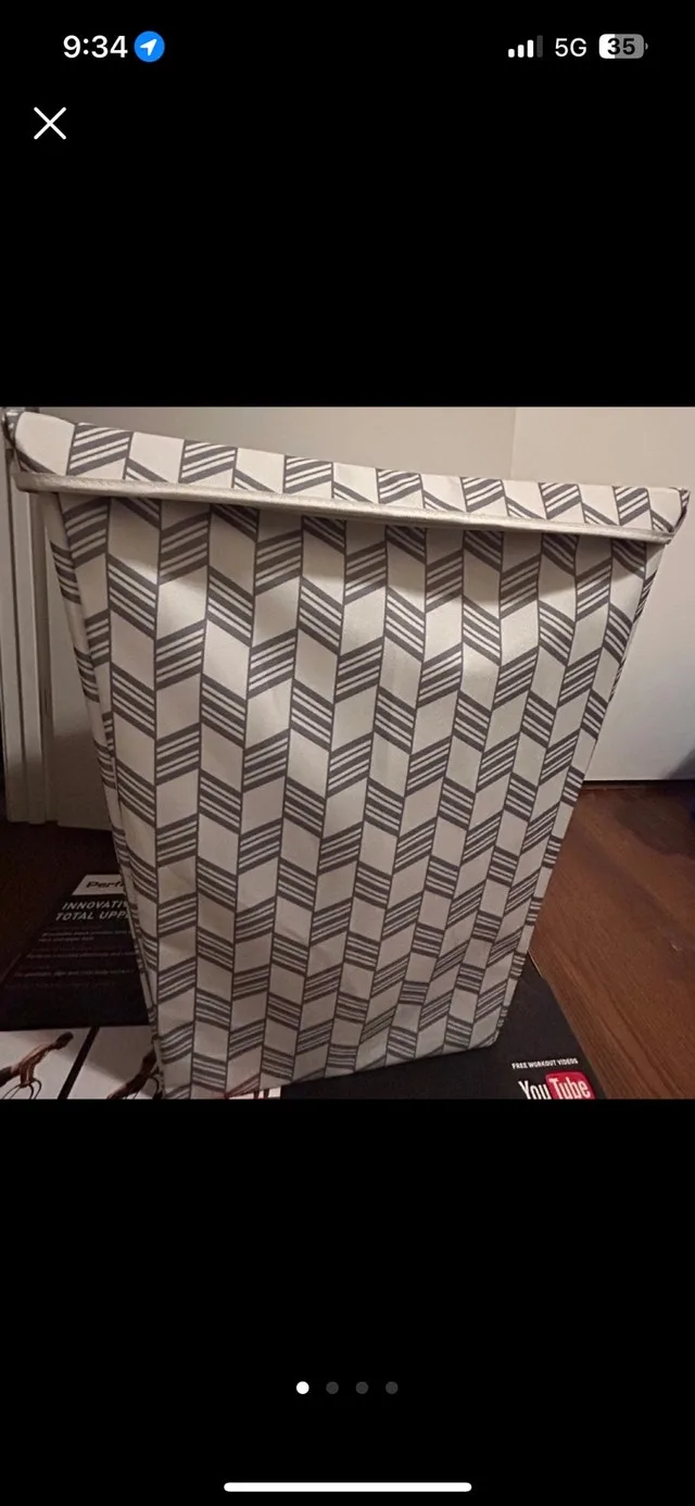 Laundry Hamper with Lid