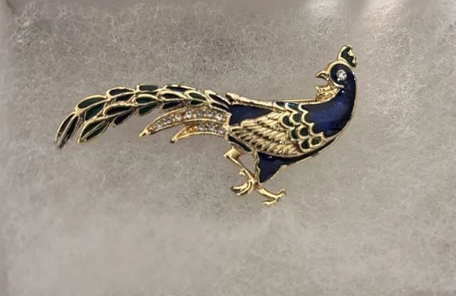 Brooch - Peacock