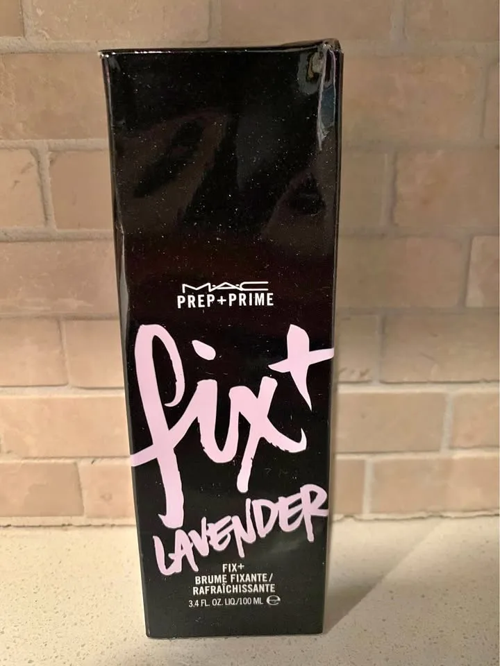 MAC Prep + Prime Fix+ setting spray in the Lavender