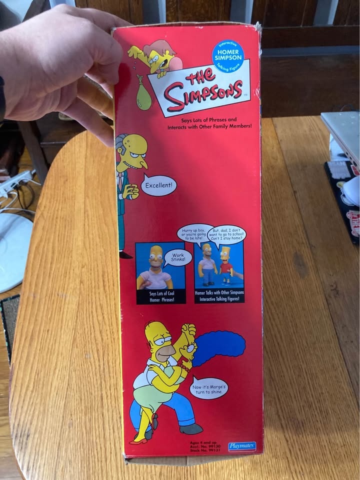 Vintage 16in Homer Simpson playmates plush - photo 4