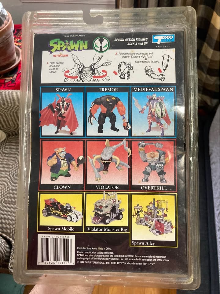 Spawn ‘94 action figure with comic - photo 5