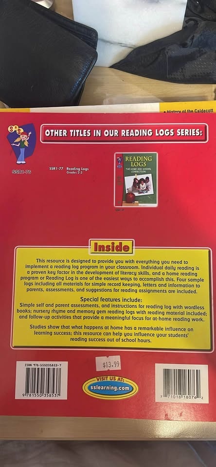 Reading Logs - The Home and School Connection - photo 2