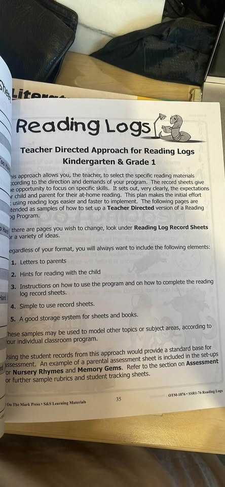 Reading Logs - The Home and School Connection - photo 3
