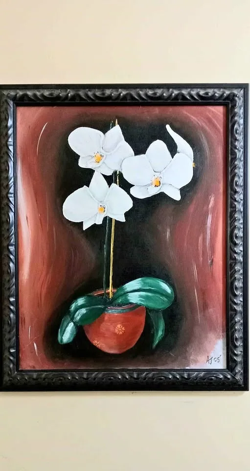 Vintage Oil Painting, Framed, Signed - $25