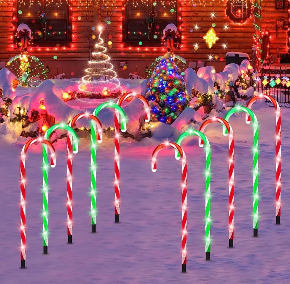 28-inch Green n Red Candy Canes (3 * 3) - photo 3