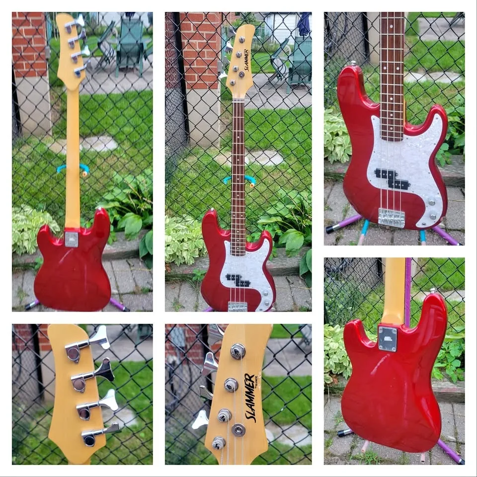 $240 Slammer Precision Bass - Red