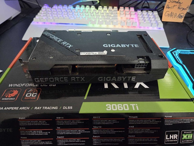 RTX 3060ti graphics card - photo 2