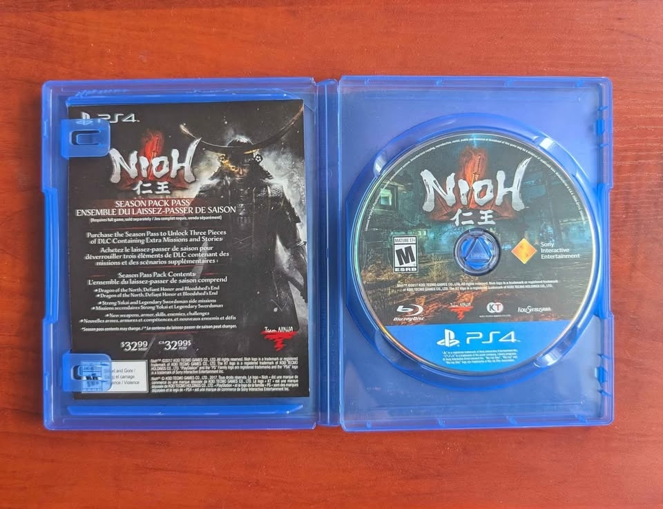 Nioh PS4 Playstation 4 Game - photo 2