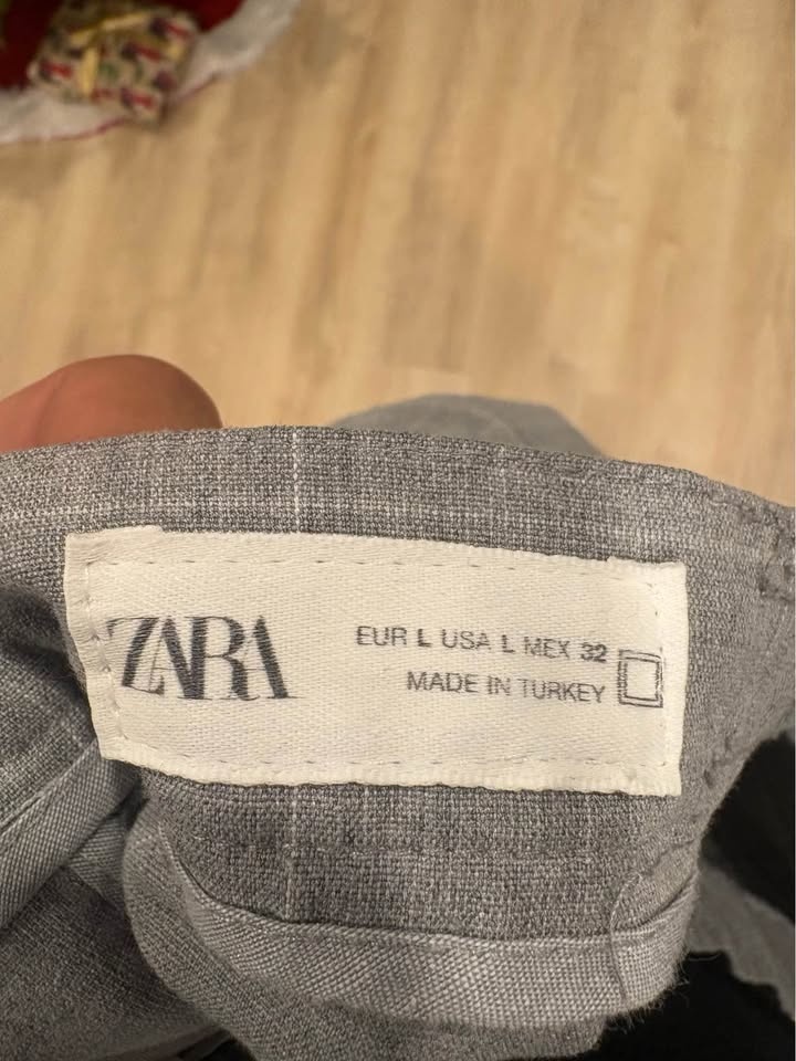 Zara men’s large paid pants - photo 3