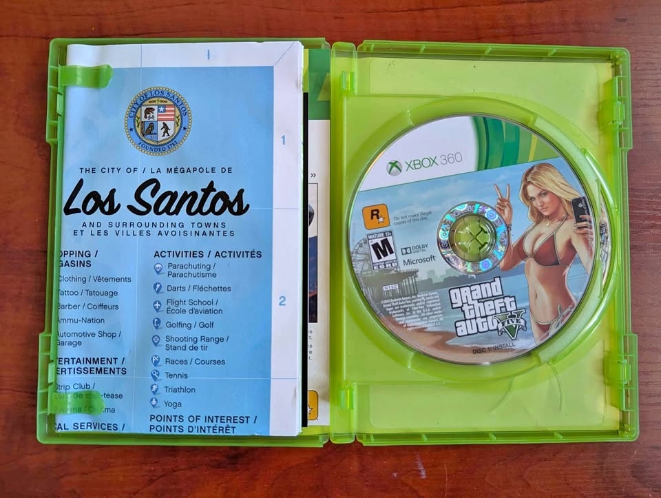 Grand Theft Auto V - GTA V Xbox 360 Game