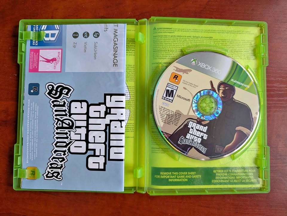 Grand Theft Auto San Andreas - GTA San Andreas Xbox 360 Game