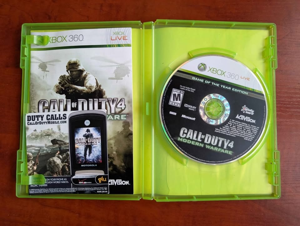 Call of Duty 4 Modern Warfare - Xbox 360 Game - photo 2